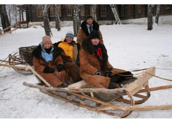 Конно санный тур снежный крака